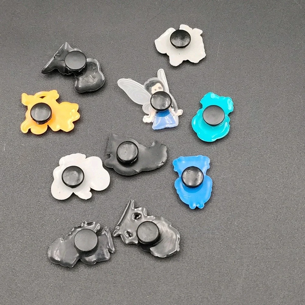 10 Cartoon Shoe Charms Cute Characters Fits Shoes Wristband Accessories New📸👀‎